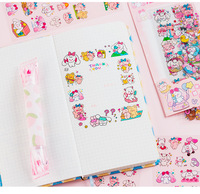 10 Pcs/Set Creative Cute Pet Animal Planet Series Material Stickers - Suitable for Diaries, Notebooks and Stationery