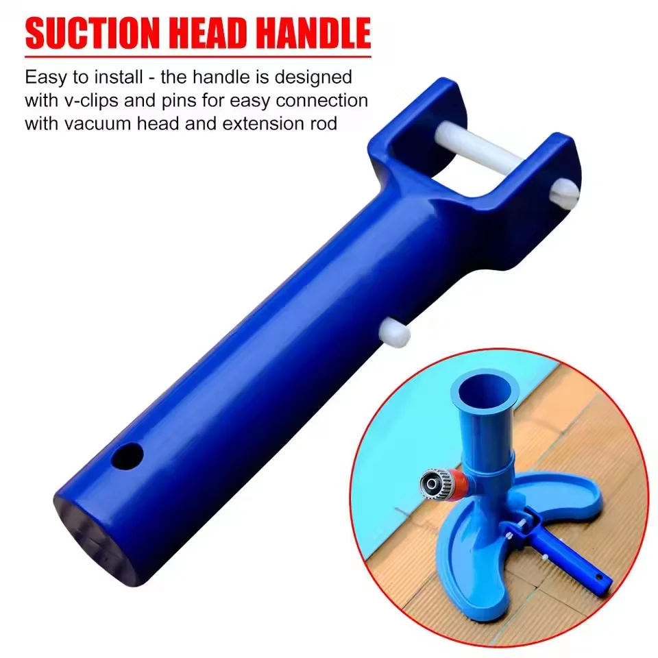 Pool Vacuum Head Handle Replacement Clip Yoke Handle for Swimming Pool Suction Head Pole Set