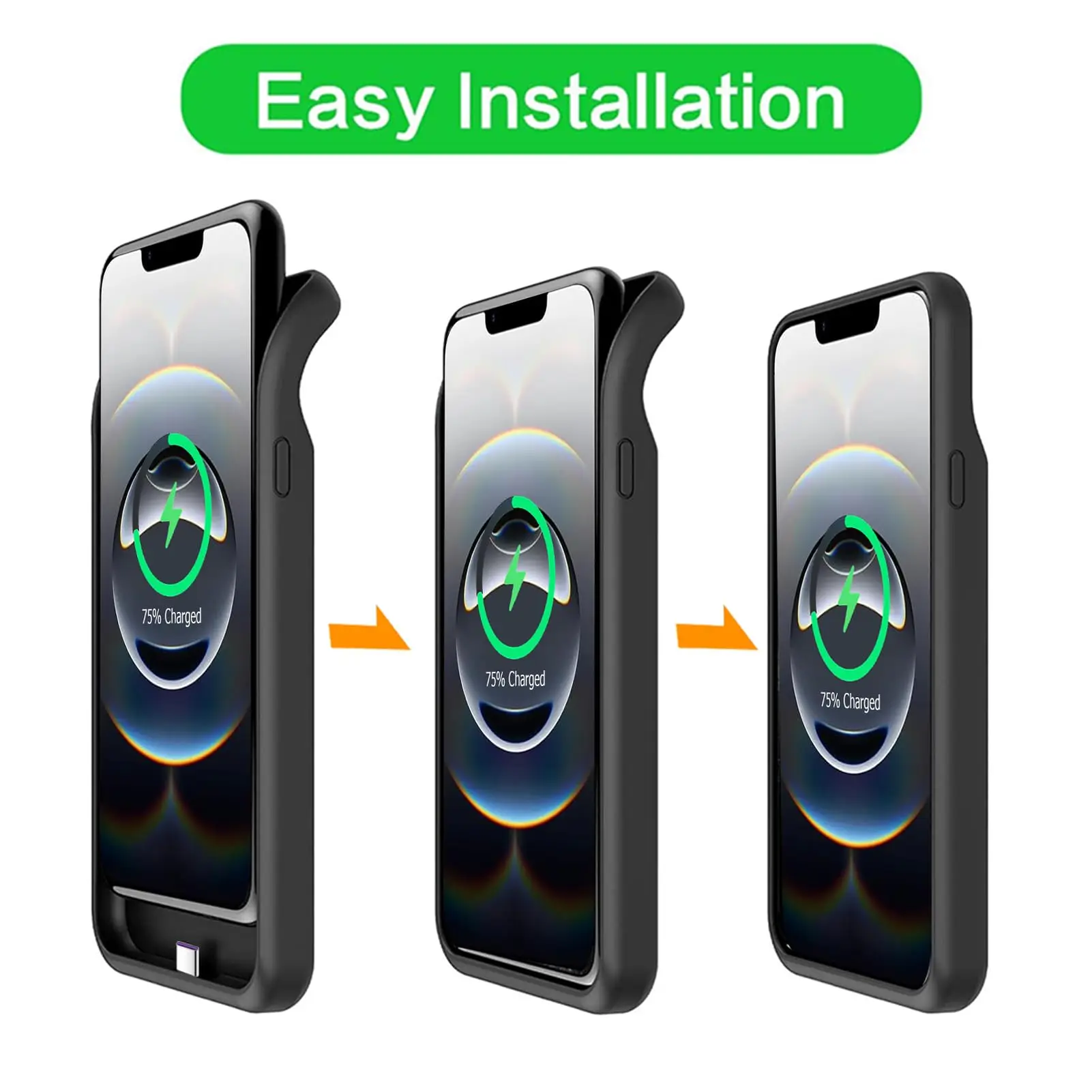 Battery Case for iPhone 16 Pro Max/16 Pro/16 Plus/iPhone16 Portable Power Bank Rechargeable Charging Case batterie externe funda