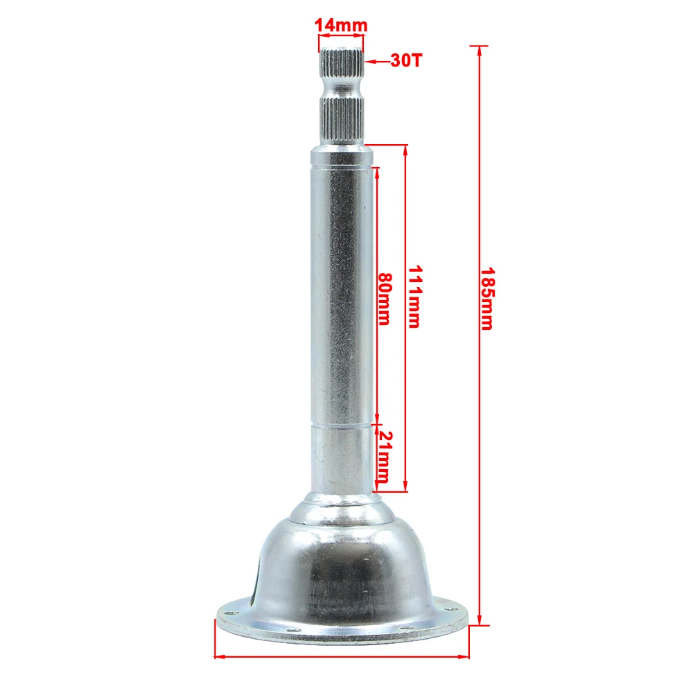30T steering wheel 6-hole base fixed seat axle for modified kart homemade four-wheel electric vehicle steering accessories