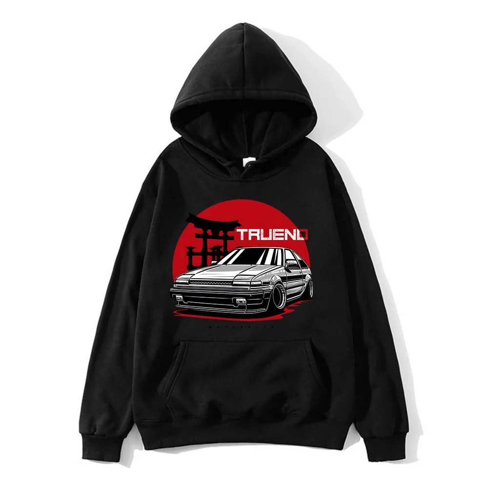 

Japan Anime Mens Hoodies Racing Car Print Hoody Harajuku Casual Sweatshirt Loose Fashion Hip Hop Japanese Streetwear