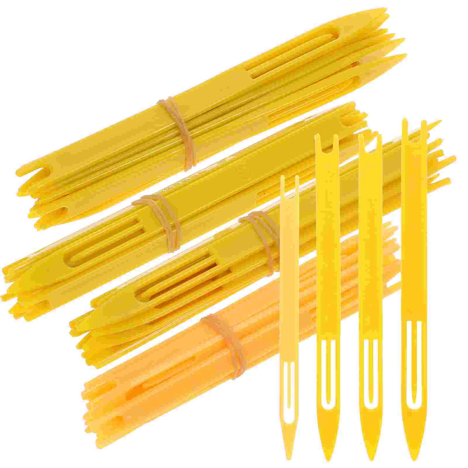 40 Pcs Fishnet Repair Tool Fishing Accessories Weaving Loom Sewing Machine Shuttles Netting Needle Plastic