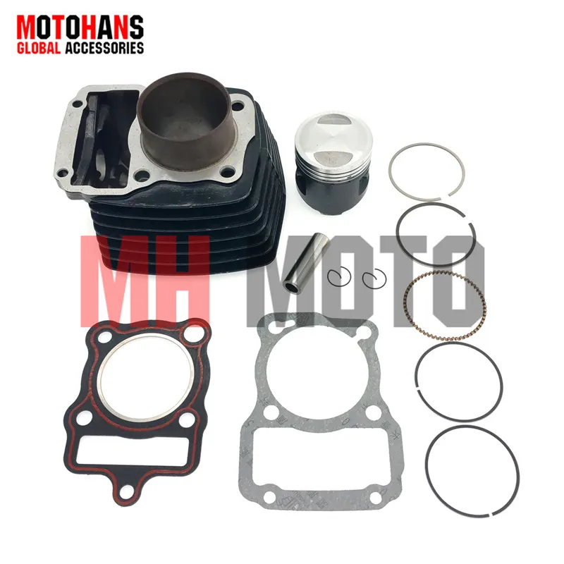 CG125 56.5MM 156FMI 125CC CYLINDER KIT 13/15MM PISTON PIN ATV DIRT BIKE LONCIN LIFAN ZONGSHEN NKD125 FT125 DT125 FORZA125