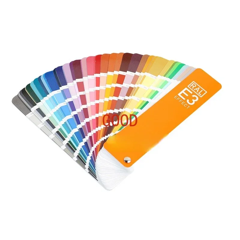 Card E3 Solid Color Metallic 490 Color Paint Industrial Aluminum Alloy Spray Color Card