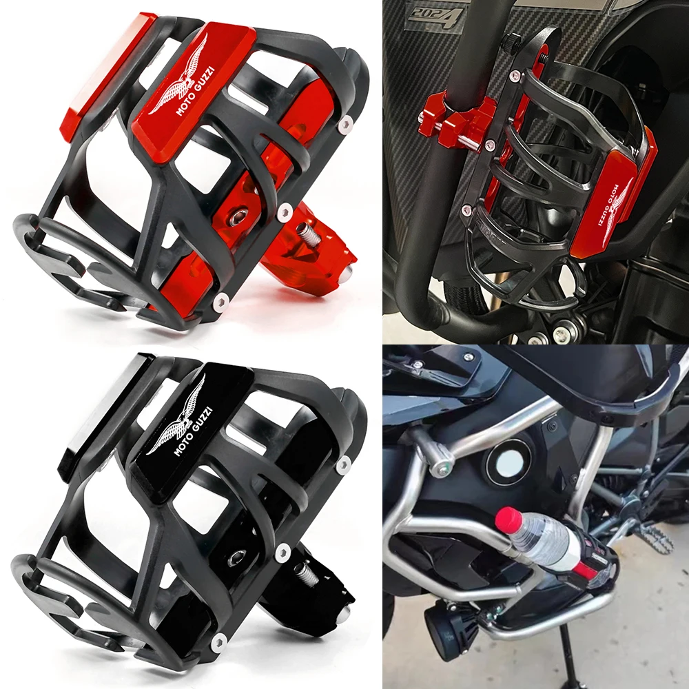 

For Moto Guzzi V85TT V100 V9 Roamer Bobber V85 TT V7 Stone/Special Motorcycle Water Bottle Holder Cage Drink Holder Accessories