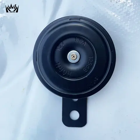 12V 경적 1.5A 105db 오토바이 전기 경적 키트 오토바이 액세서리에 대 한 범용 방수 라운드 시끄러운 경적 스피커 신호