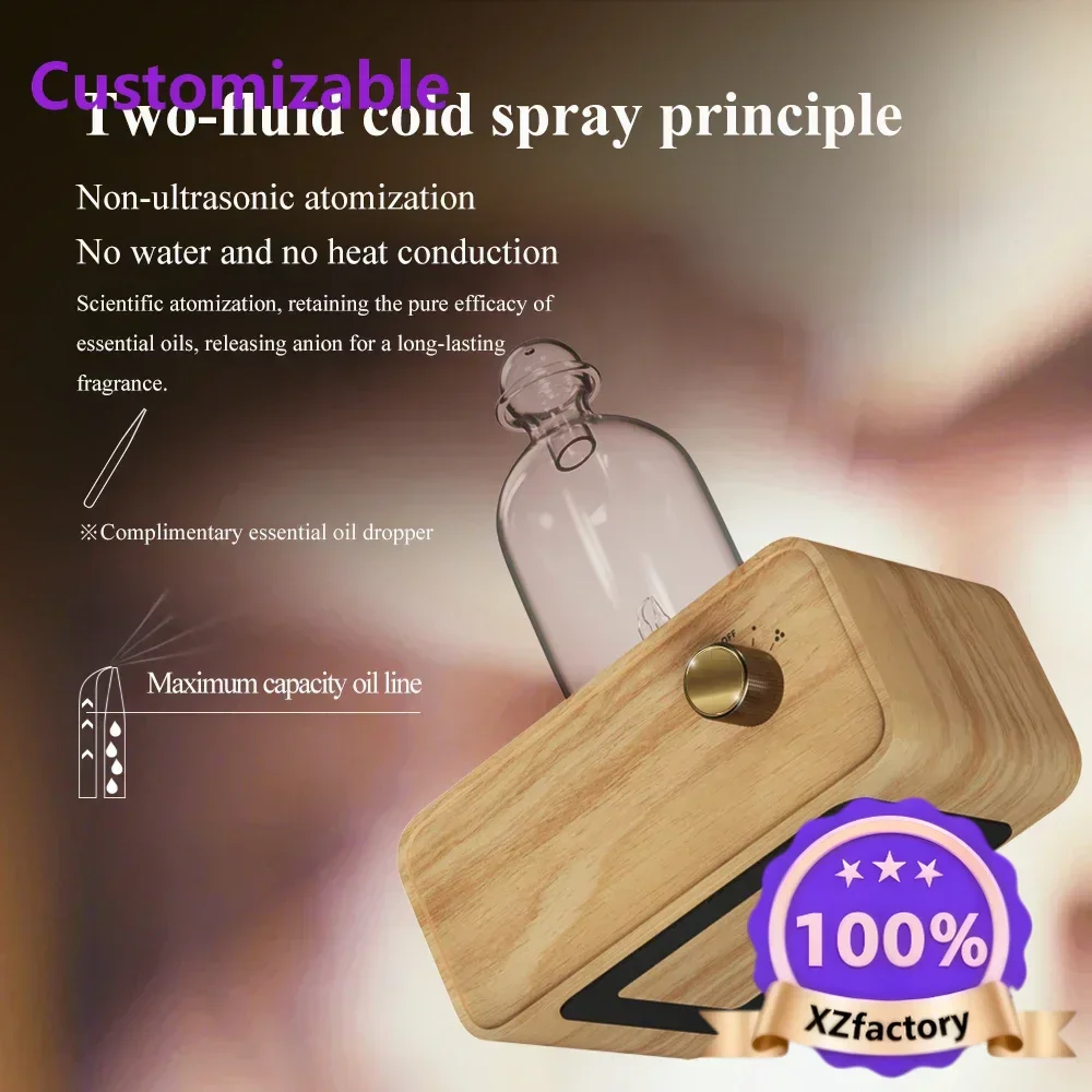 Factory Direct 2026 Top RatedRechargeable Essential Oil Diffuser Waterless Nebulizing Diffuser Electric Smell for Home Office Wo