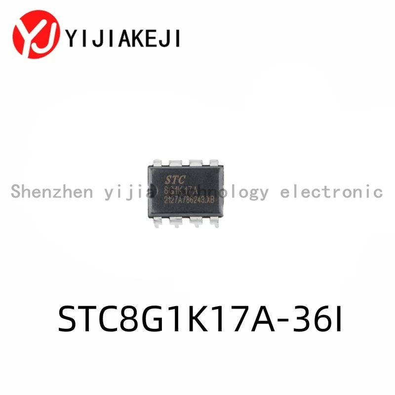 10pcs New original STC8G1K17A-36I-DIP8 inline microcontroller MCU