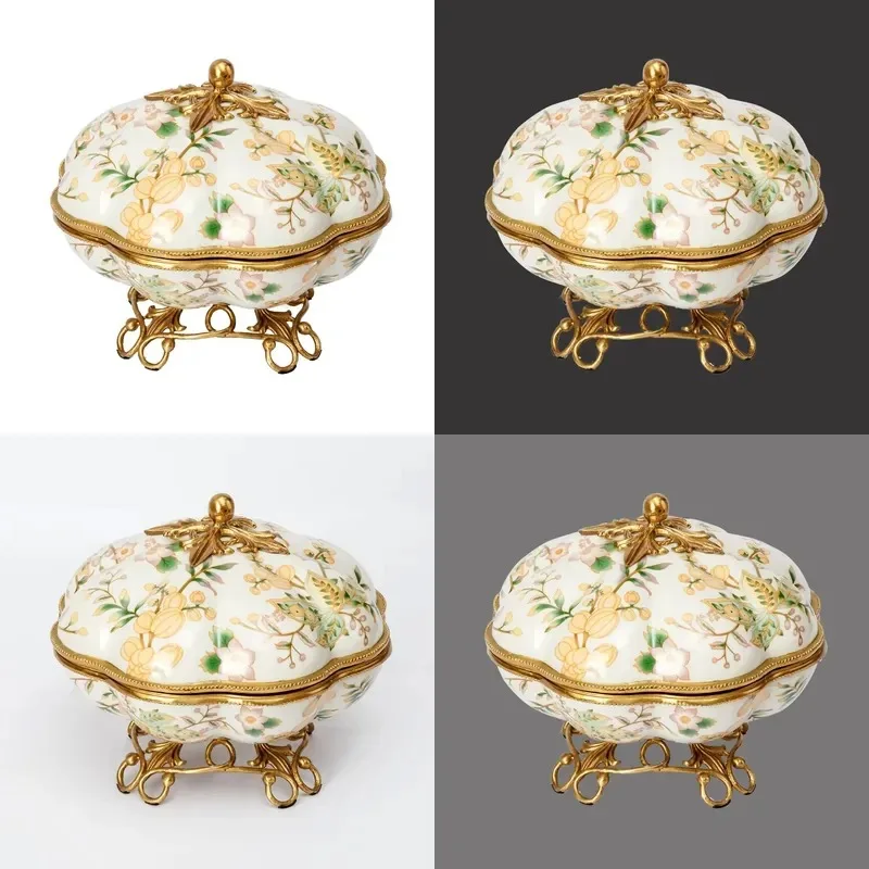 European Style Jewelry Storage Jar Candy Container for Trinkets