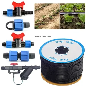 

RUNXING Plastic Agricultural Drip Tape Kit for Garden and Farm Use with Easy Installation