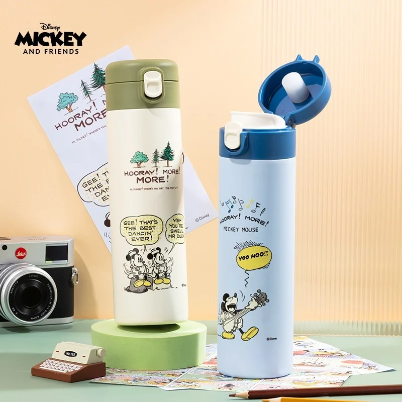 

Disney Anime Mickey Mouse Children'S Insulated Cup 316 Stainless Steel Primary School Student Large Capacity High Beauty Cartoon