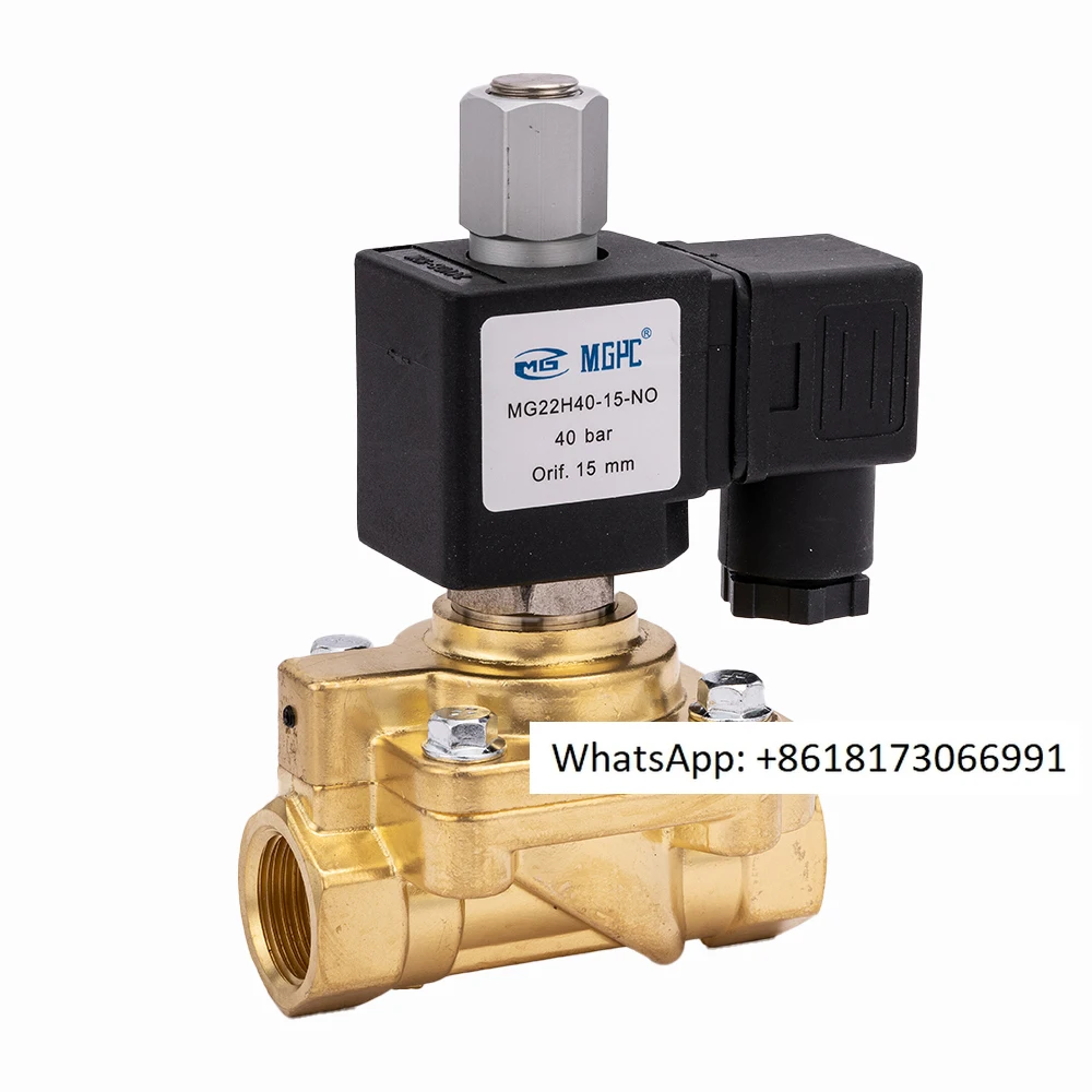 

MGPC MG22H40-15-NO DN15 40 Bar Blow Molding Machine Normally Open Valve Marine Air Compressor Valve