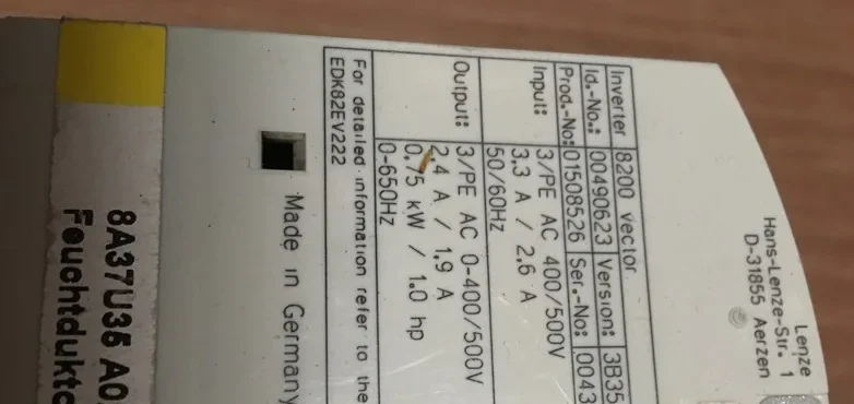 Used in good condition inverter EDK82EV222