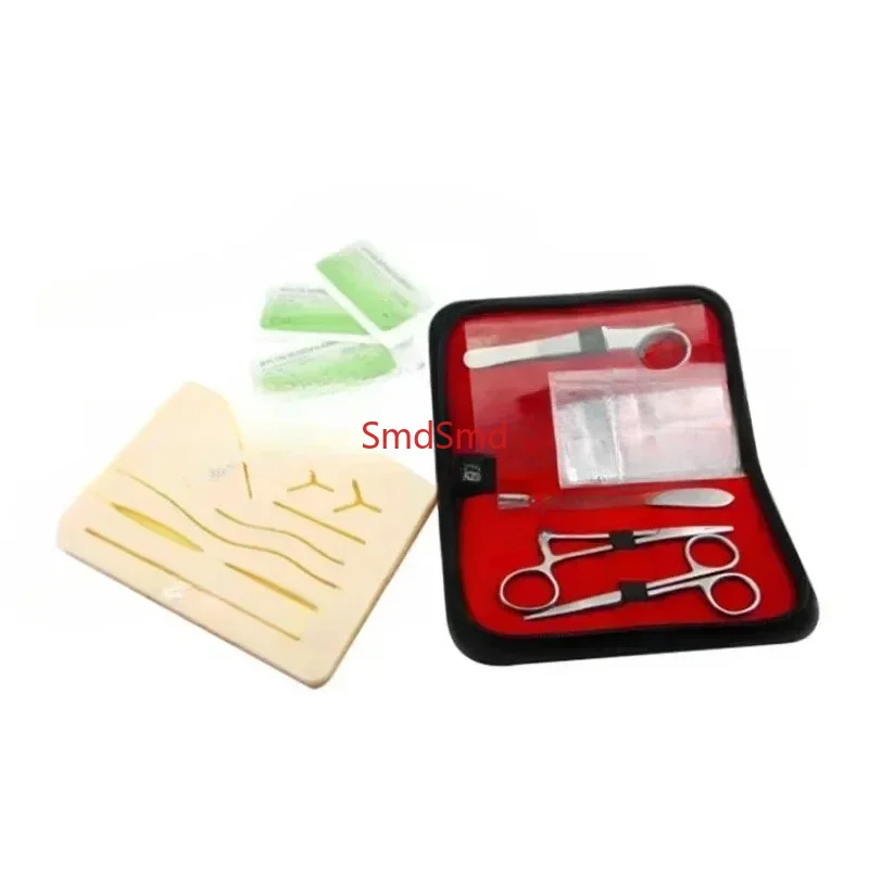 Reusable Skin Simulation Silicon Pad Complete Stitching Practice Kit for Students
