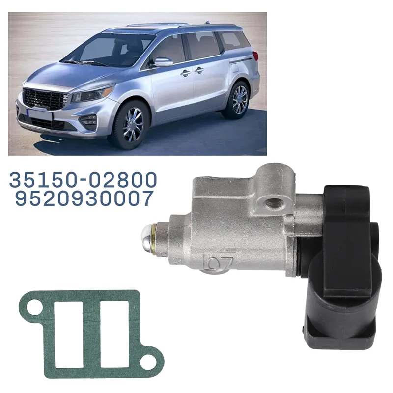 A45F-Idle Air Control Valve For Hyundai Matrix I10 1.1 KIA Picanto 07-10 IDLE SPEED CONTROL VALVE 35150-02800,9520930007