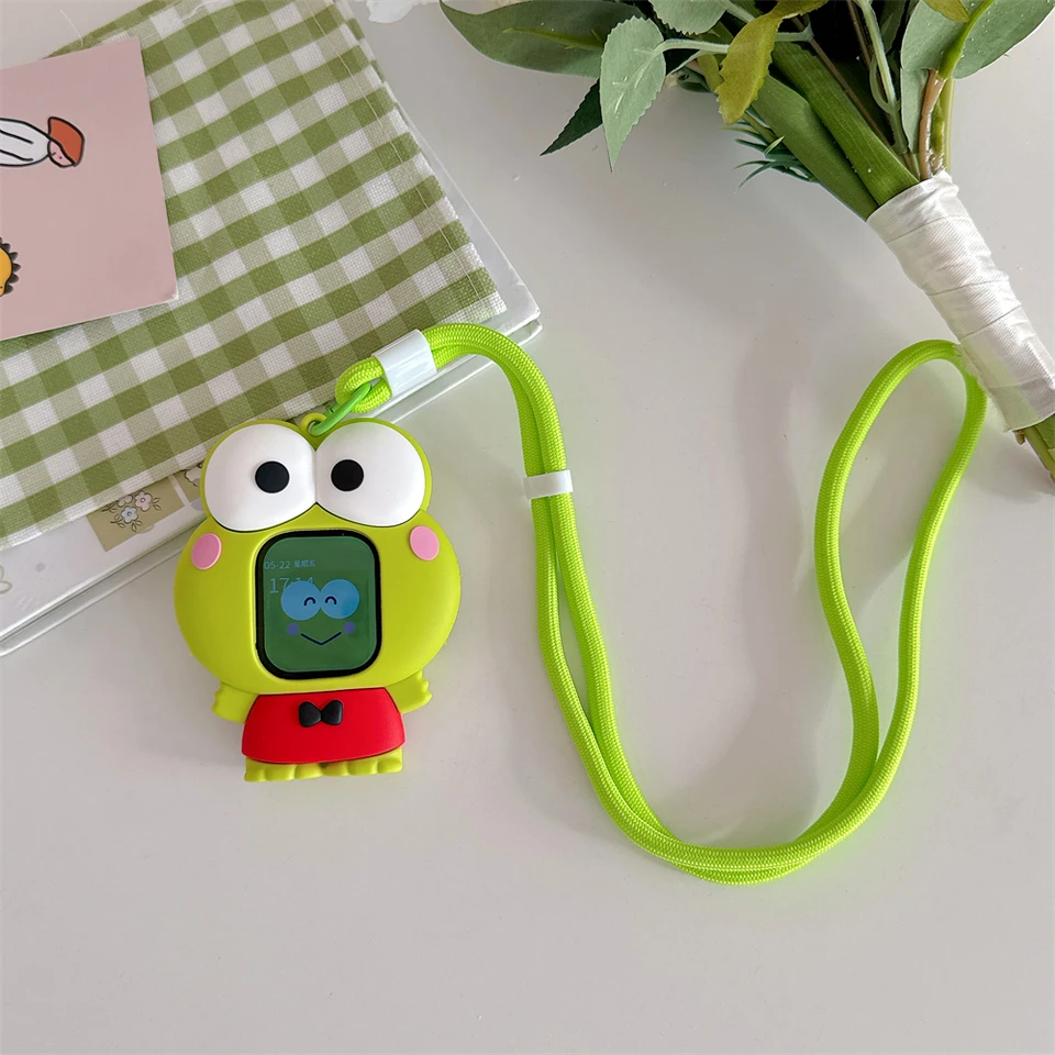 Fashion Trend Watch Case Lanyard Silicone Protective Cute For Kero