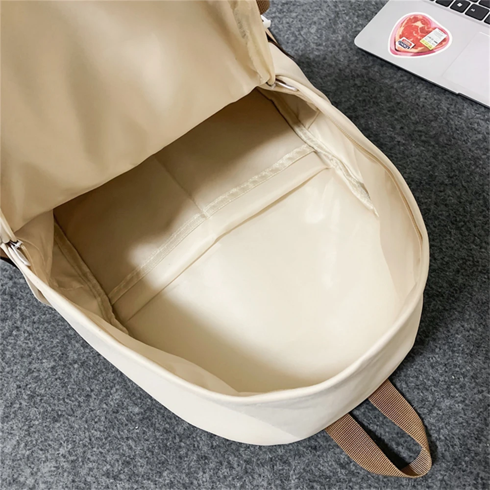 Sac à dos universitaire en nylon imperméable pour femme, sac pour ordinateur portable, sac de voyage unisexe, grande capacité, femme, nouveau, 2023