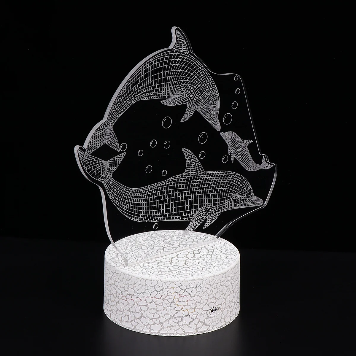 Nachtlampje Dolfijn Ontwerp Aanraaksensor USB-aangedreven slaaplamp Bedlampje voor kamerdecoratie Slaaplicht