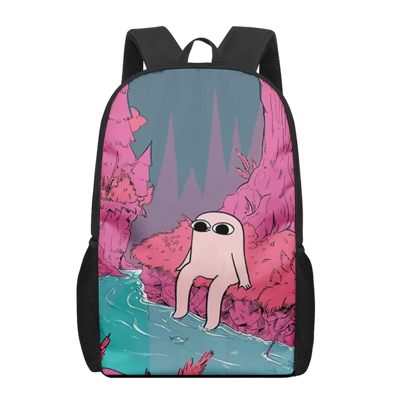 Ketnipz dos desenhos animados impressão 3d mochilas para meninas meninos crianças saco de livro escolar 3d júnior estudante primário bookbags ombro