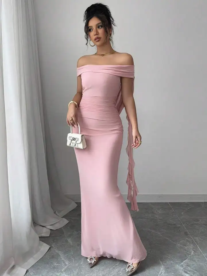 Elegant Off Shoulder Mermaid Dress for Women