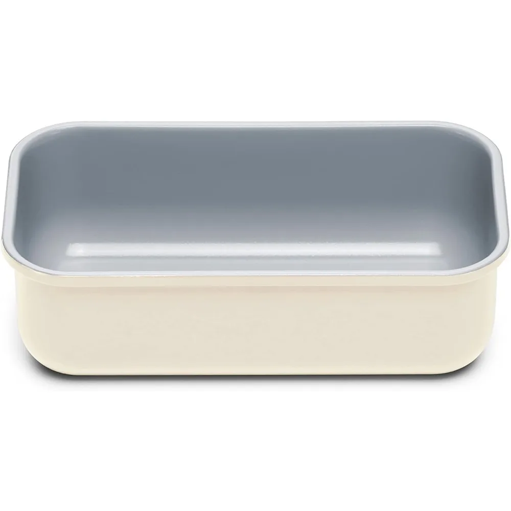 

Caraway Non-Stick Ceramic 1 lb Loaf Pan - Naturally Slick Ceramic Coating - Non-Toxic, PTFE & PFOA Free - Perfect for Pound Cake