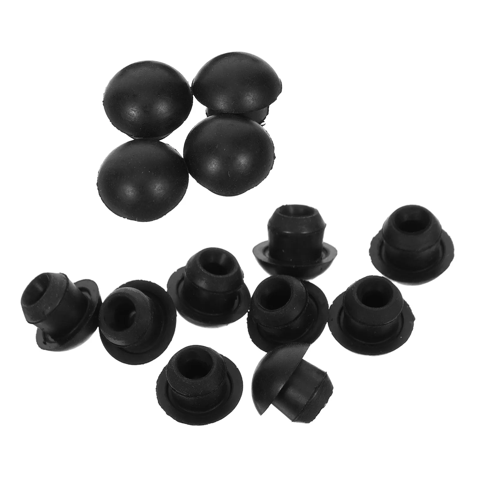 12 Pcs Rubber Jack Oil Filler Plug Floor Bottle Jack Plugs Hydraulic Jack Oil Filler Plug 9mm Jack Oil Plug