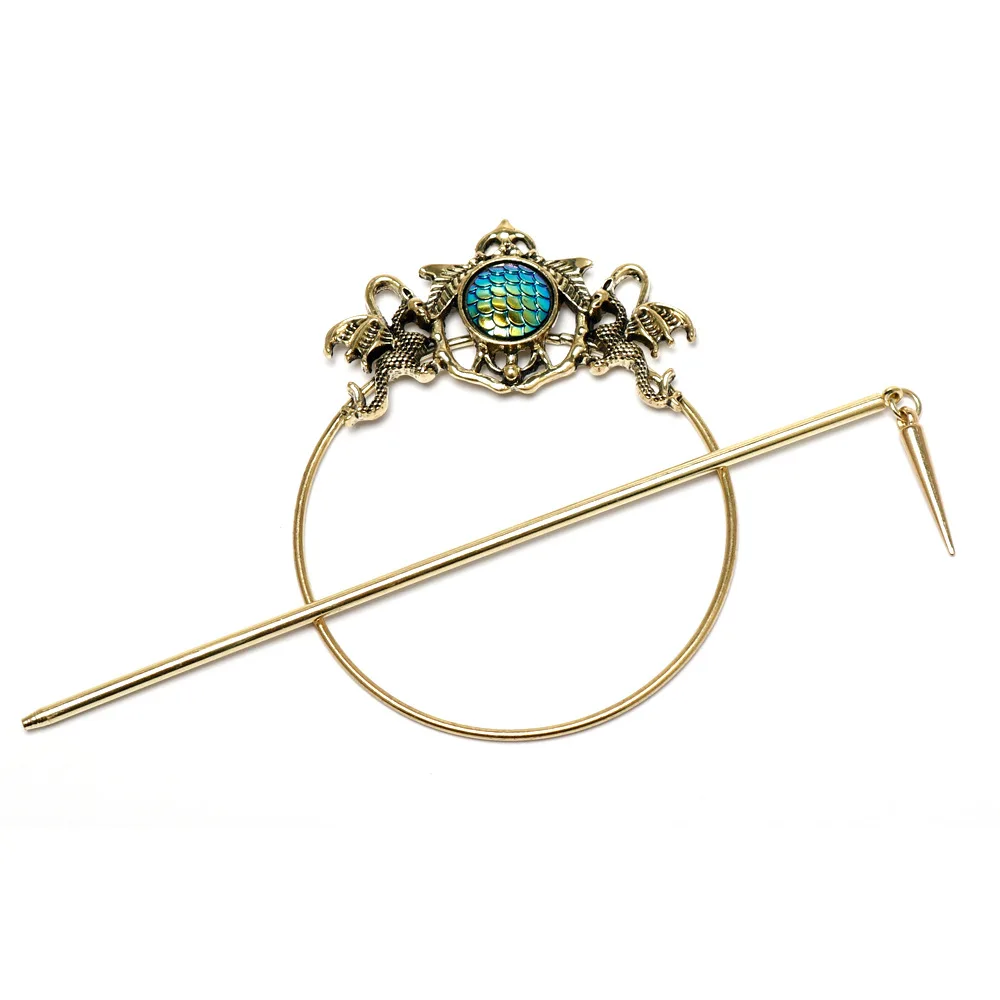 Anime Mermaid Melody Shell Metal Hair Clip Branches Hair Pin Boho Barrette haircomb Elf Hair Jewelry
