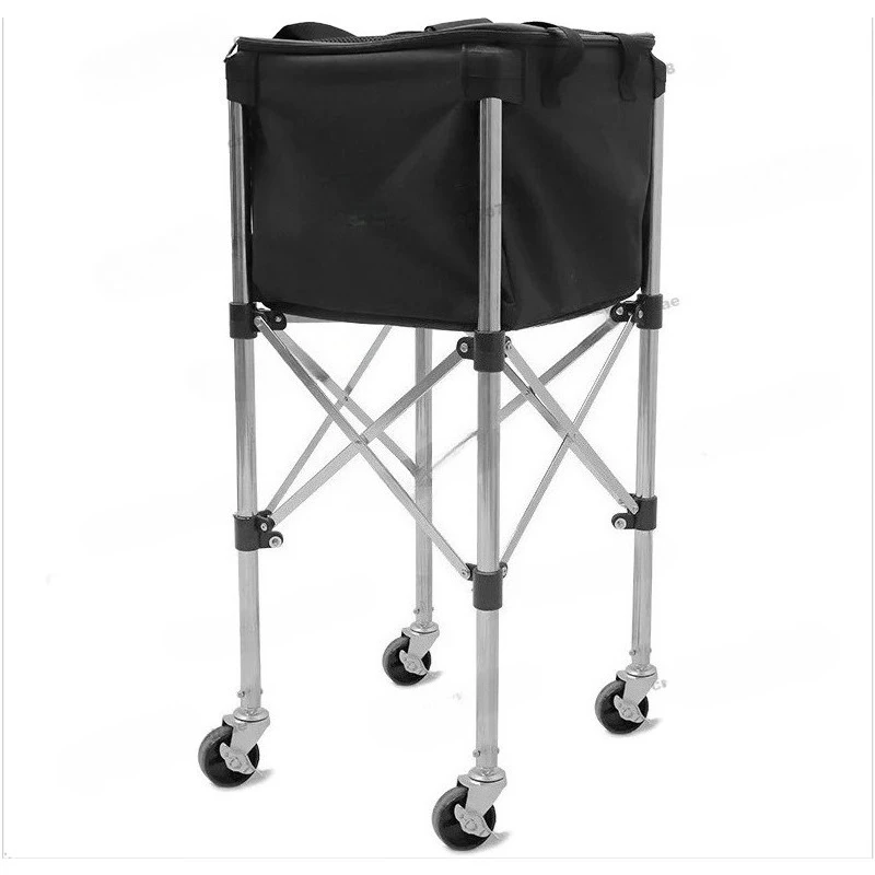 Portable Stainless Steel Tennis Multi-ball Cart, Coach Car, Ball Frame, Ball Basket, Large-capacity Multi-ball Cart