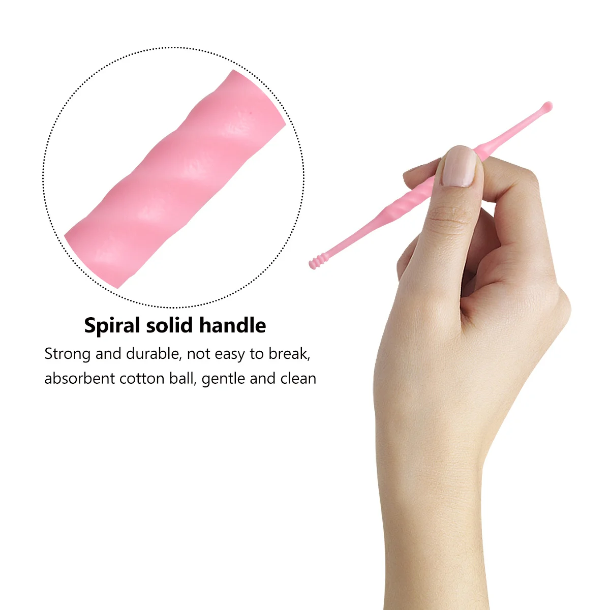 

20Pcs Ear Pick Premium Plastic Disposable Smooth Double-Ended Ear Wax Remover Portable Cleaning Tool Plastic