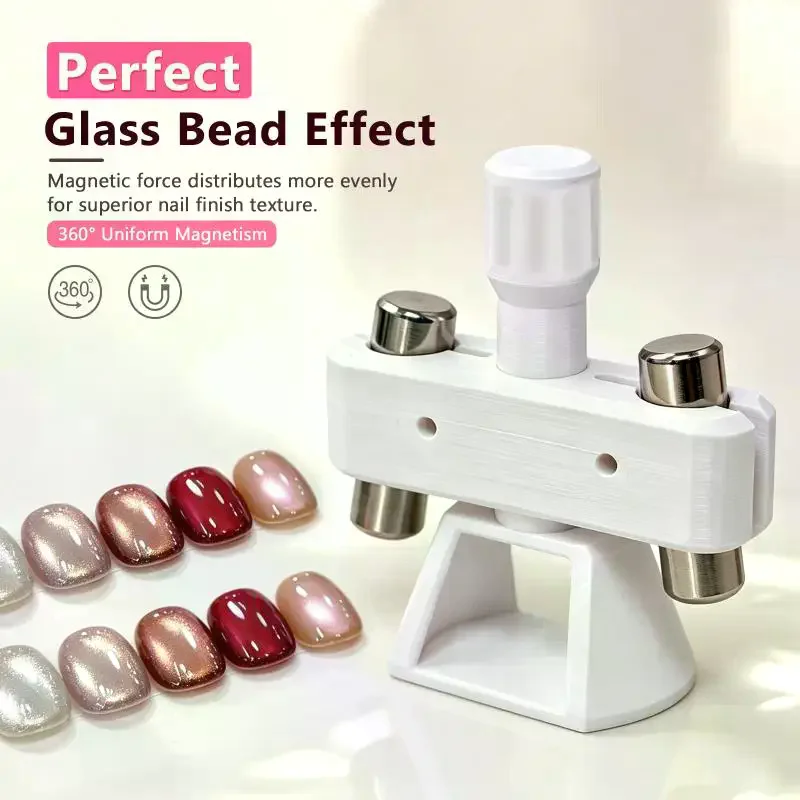 1Pcs Creative And Powerful Magnet Nail Supplies New Cat's Eye Gyroscope Cat's Eye Glass Bead Nail Art Tool