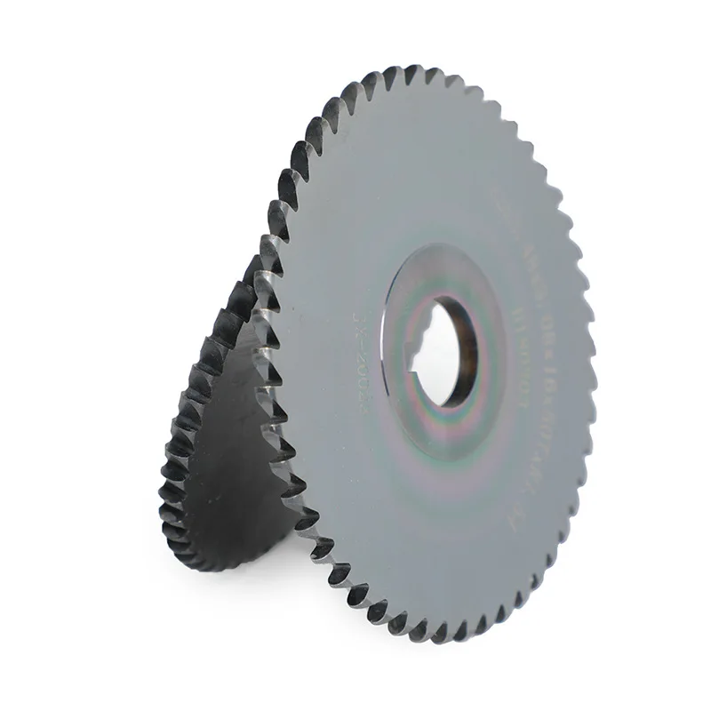 Slitting & Slotting Saw Blade 80 100 110 125mmNitriding Circular Cutting Disc for CNC Slitting Machine Metal Steel PVC Cutting