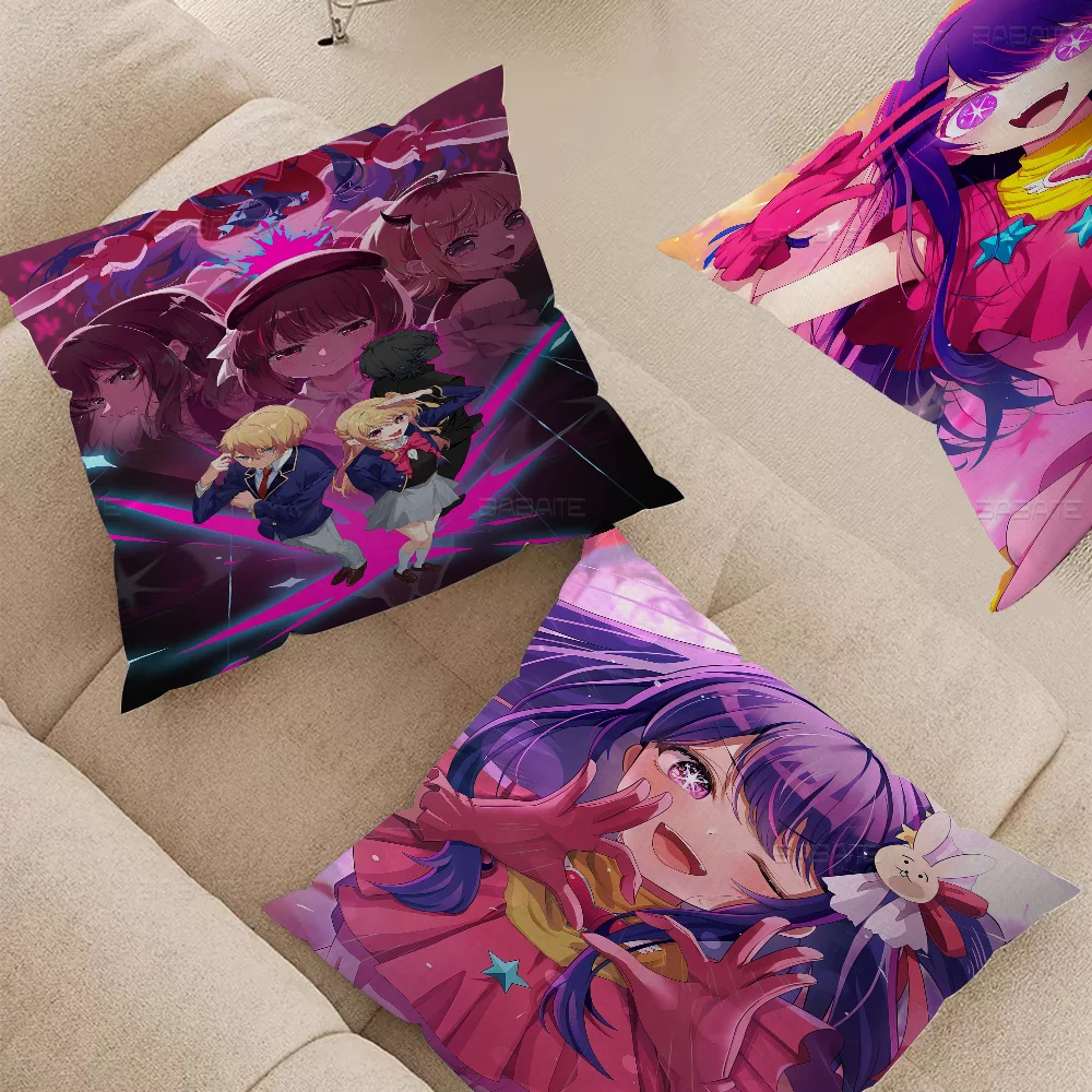 

Oshi No Ko Hoshino Ai Pillow Cushion Cover Pillowcase Living Room Sofa Home Decor Customized