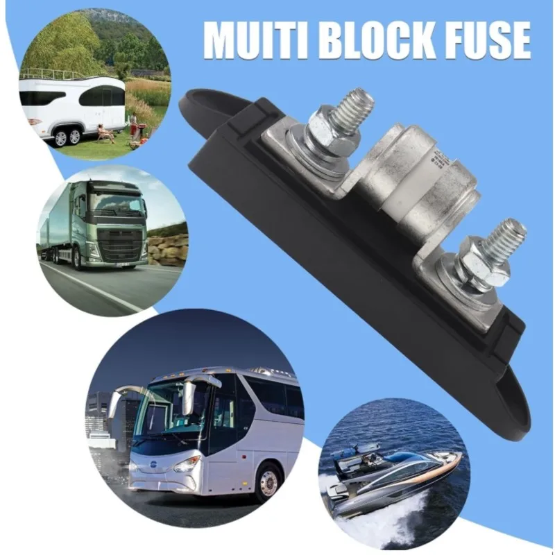 DTC5 Class T Fuse with Block 300A DC for Inverters and Car Stereos As Well As High Power Appliances in RVs Boats Cars Trucks