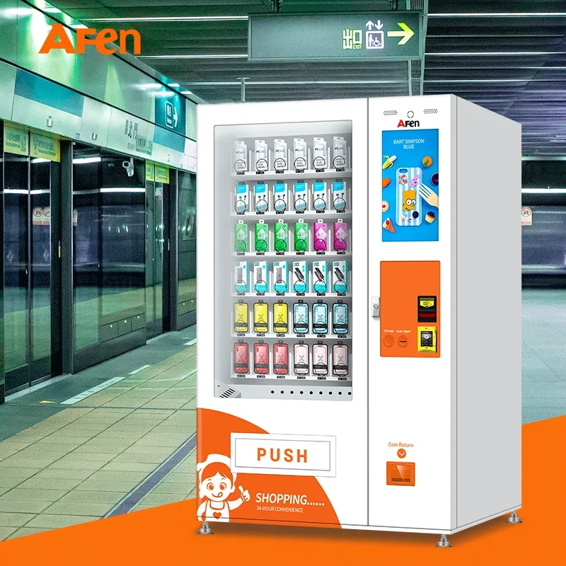 AFEN S770 Máquinas de venda automática inteligentes para garrafas de bebidas com preço competitivo