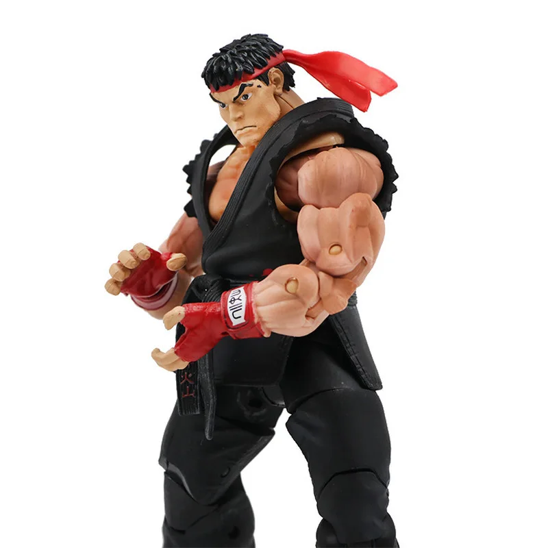 

SF Series Popular Character Ryu Ken Akuma Chun-Li Guile Articulated Figure Collect Ornaments Fighting Game Peripheral Gifts