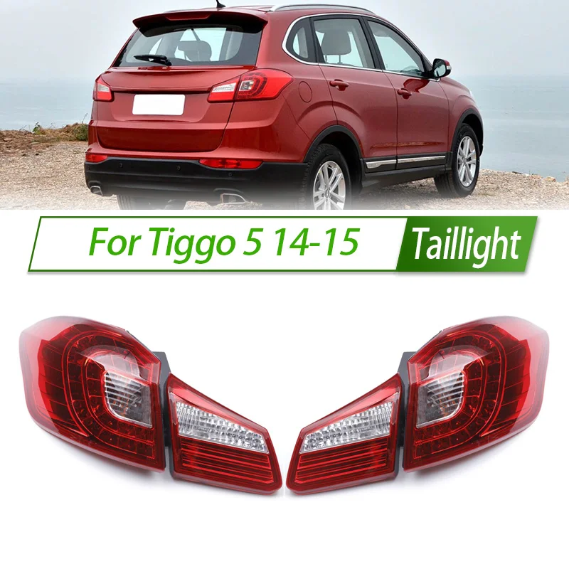

For Tiggo 5 14-15 Car Taillight Assembly OEM Style Rear Lamp with Turn Signal Reverse Light Direct Fit Replacement