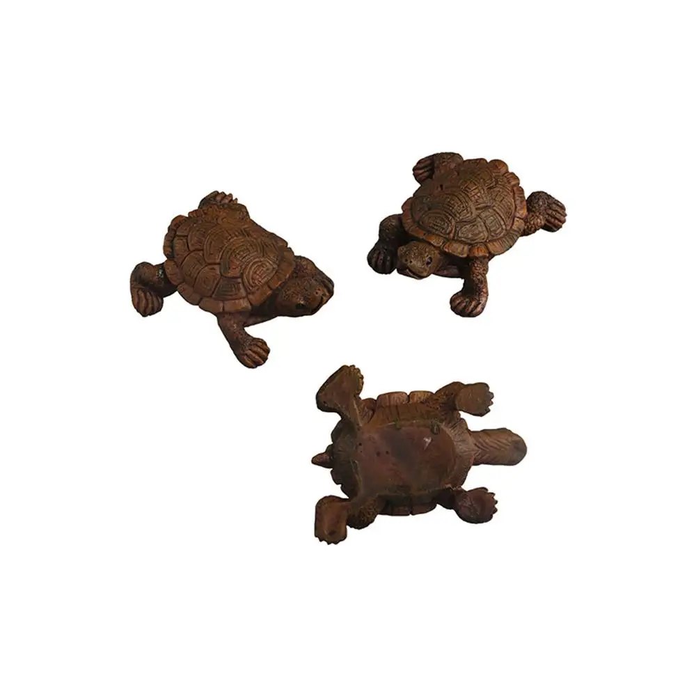 

Cute Micro Landscape Fish Tank Decoration Animal Statue Micro Sea Turtle Turtle Figurines Garden Accessories Turtle Decoration
