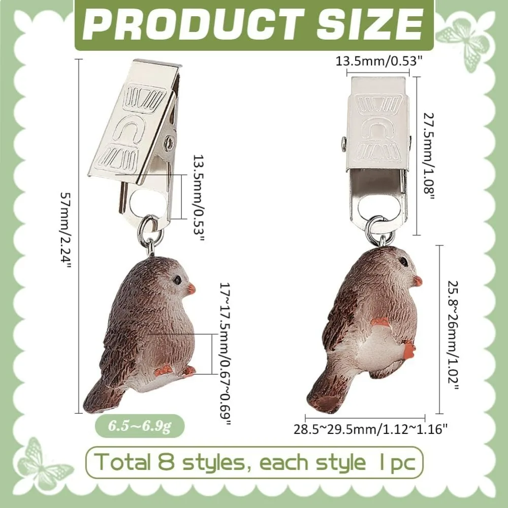 8가지 스타일 새 테이블보 무게 클립 식탁 장식 클립 펜던트 수공예 테이블보 클램프 테이블보 무게 금속 포함