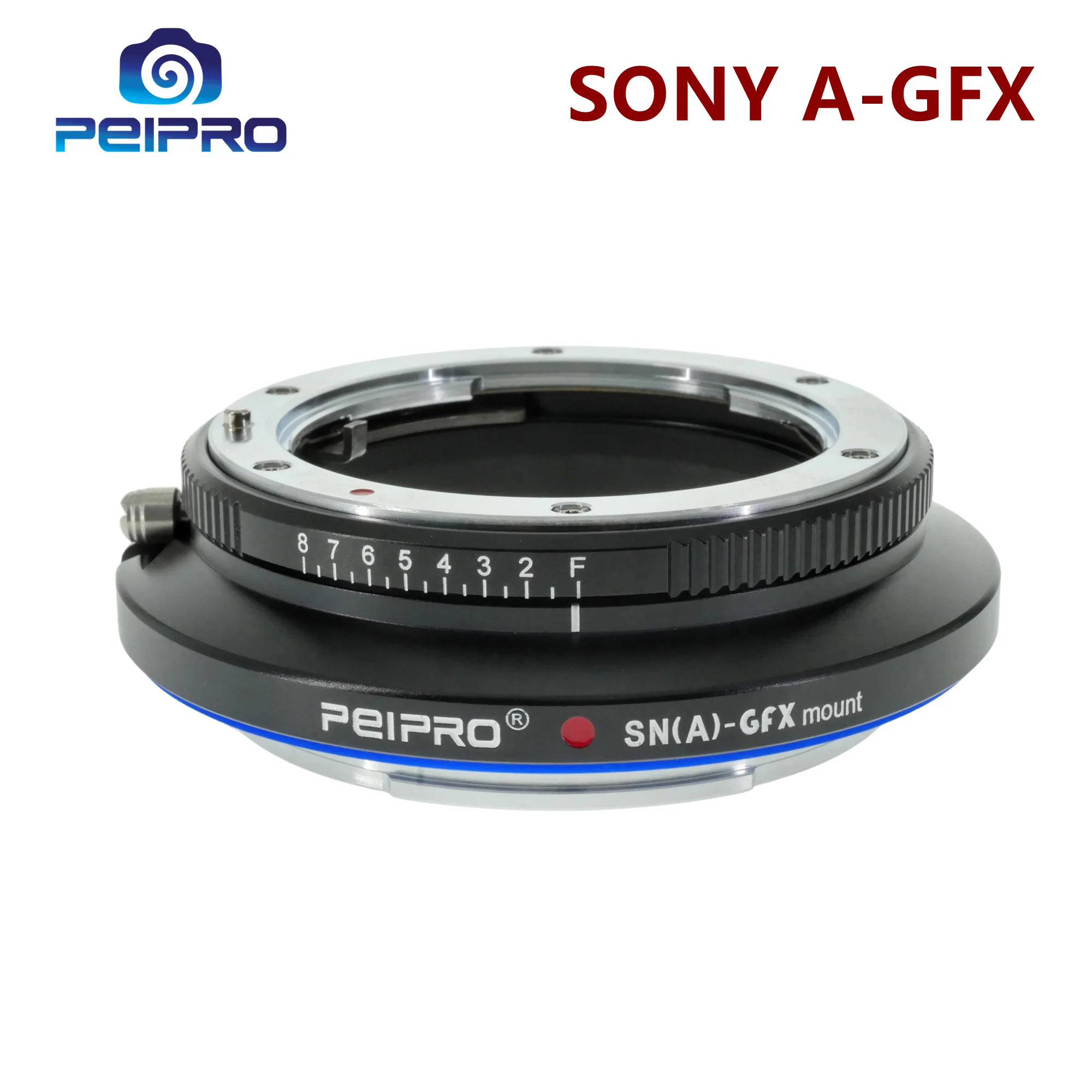 

PEIPRO SN-GFX Lens Adapter Converter for SONY A Lens to Fujifilm GFX100S/50S2/50R/50S mount Cameras