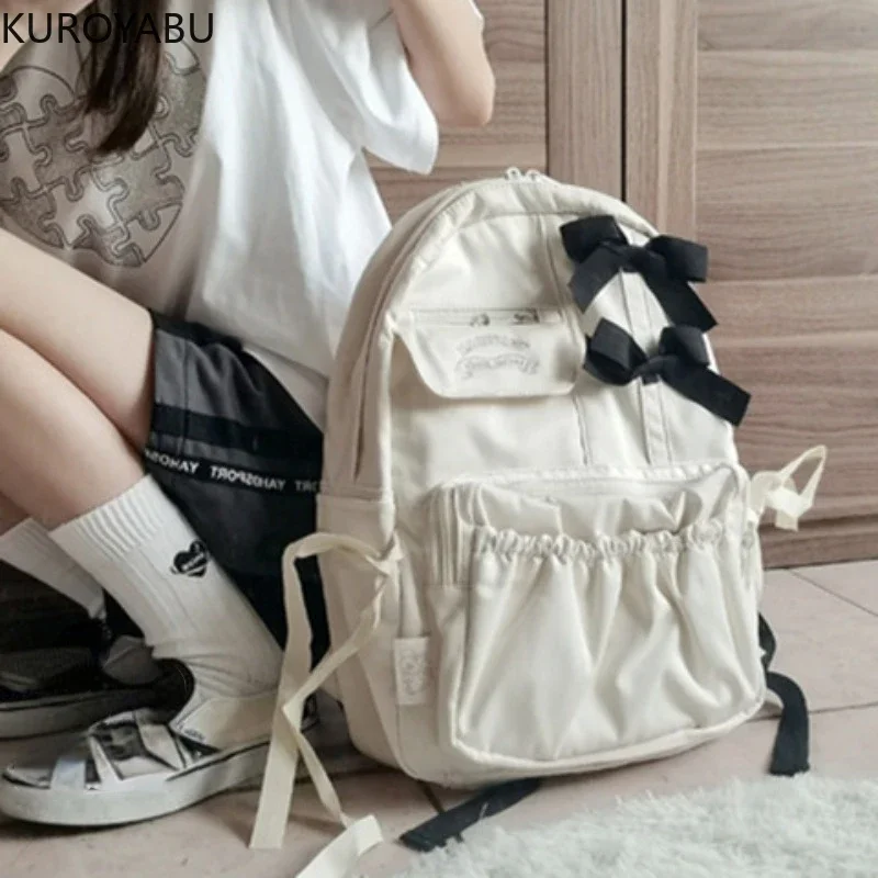 

Japanese School Backpack for College Students Casual Fashion Y2k Bags 2024 Mochilas Mujer Large Capacity Schoolbags for Women