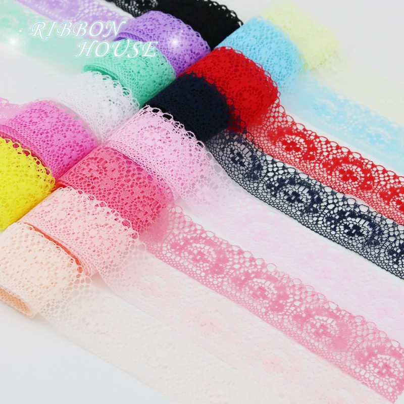 （10 lace/lot）white lace fabric Webbing Decoration Lovely gift packing Material ribbons mix