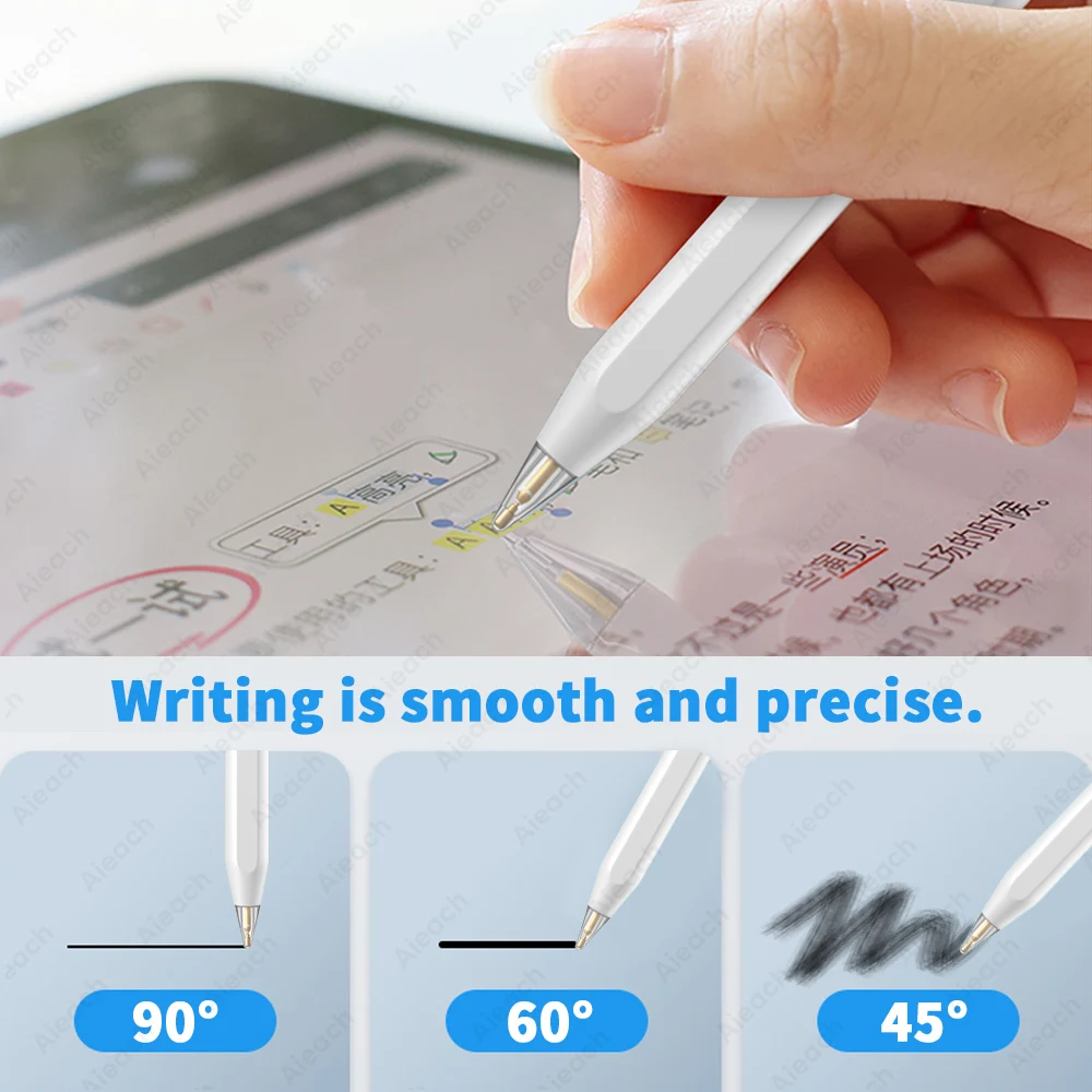 Aieach 6pcs Appl Pencil Nib For Apple iPads Pencil 1st 2nd Generation Double Layer 2B HB Thin Replace Tips For Apple Pencil Tip