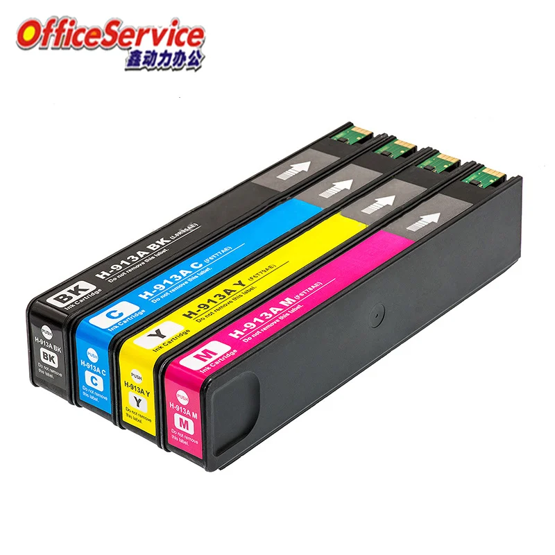 

913 913A ink Cartridge Compatible For hp 913A ,suit for Pro P55250dw P57750dw 452dw 452dn 477dw 552dw 577dw 352dw 377dw Printer