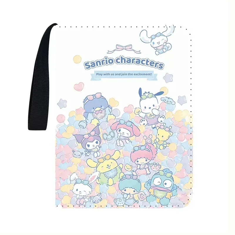 Sanrio Card Binder Photocard Pu Zipper Photo Album Carte Holder 400pcs/900pcs Kids Toys Collection Folder Letters Cards\' Hobbies