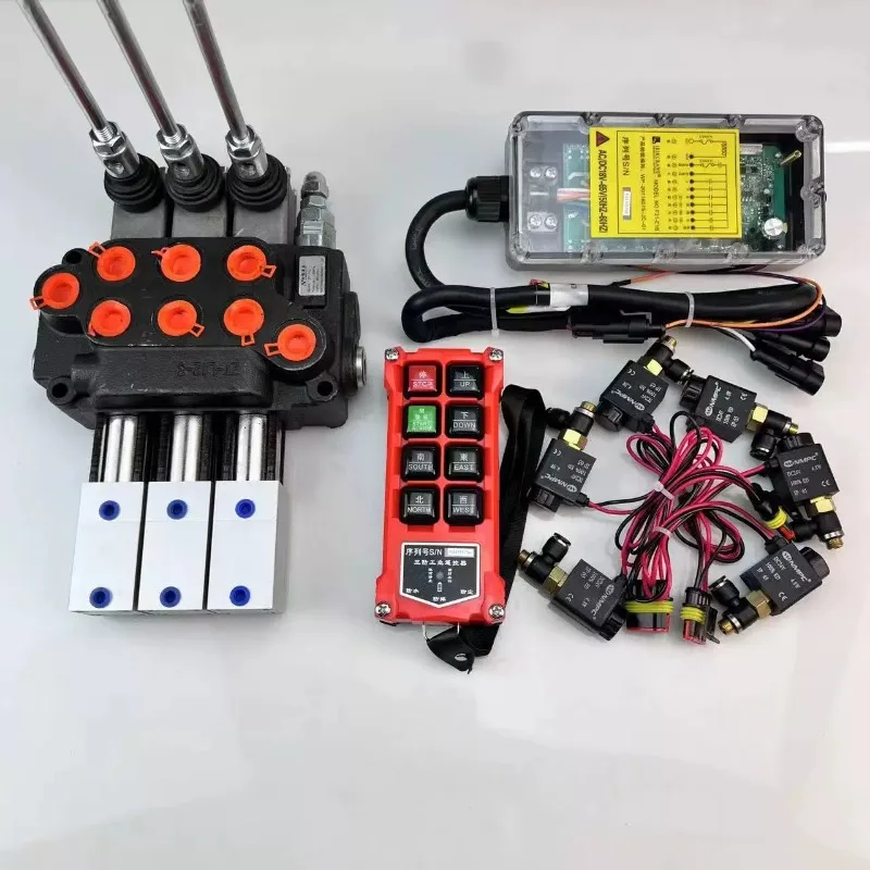 1pcs hydraulic pneumatic control distributor to remote multi-way directional valve