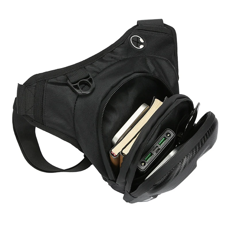 Motorcycle Leg Side Bag EVA Hard Shell Outdoor Casual Waist Bags Motorbike Mobile Phone Purse Hip Bum Pack image 5