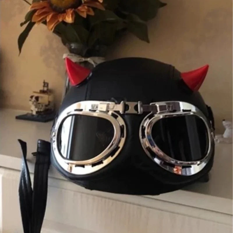 1-20Pairs Motorcycle Helmet Devil Horn Decor Suction Cup Mount Red Black for Men Women Bike Helmet Accessory Cosplay Party