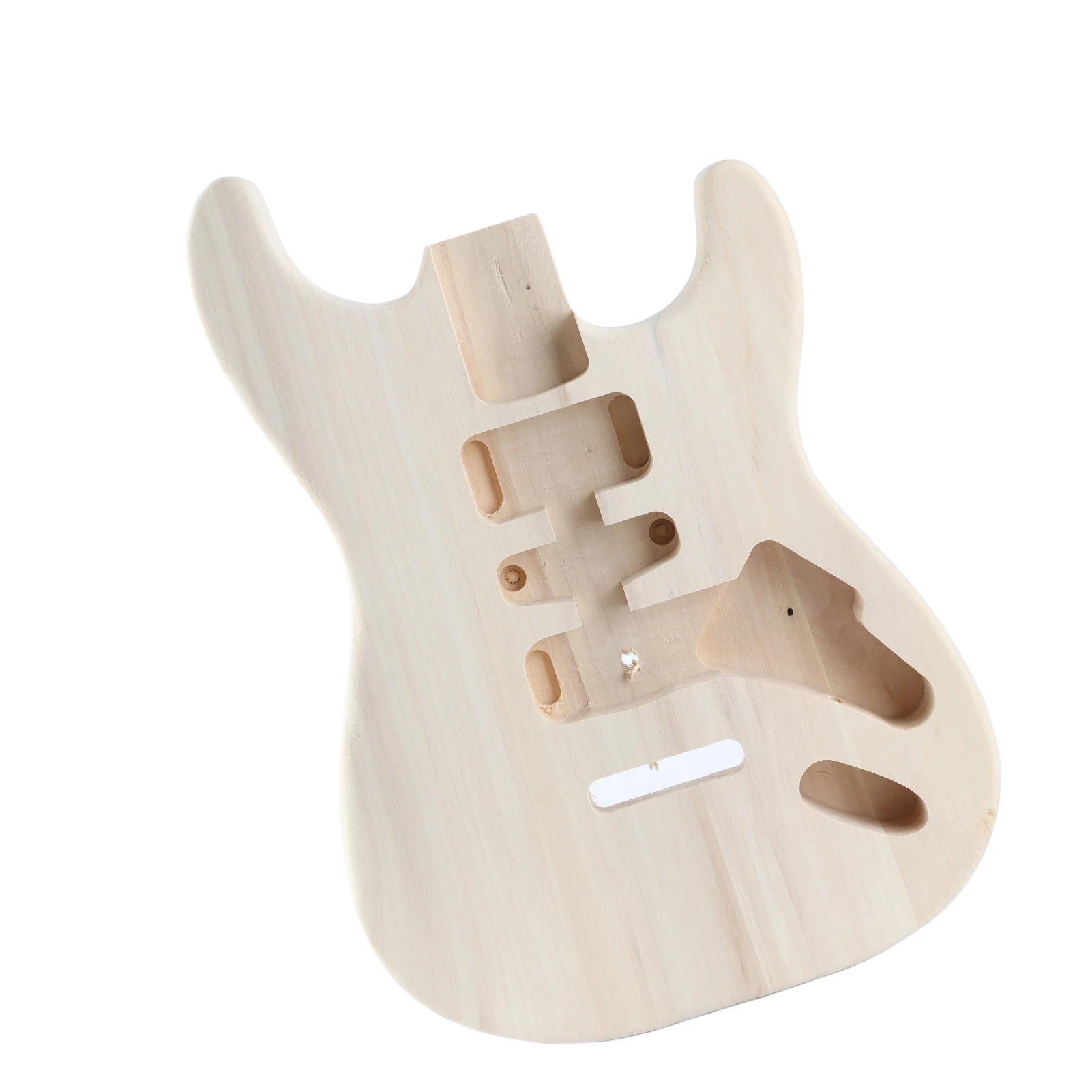 

US Unfinished Handcrafted Guitar Body Wood Electric Guitar Body Guitar Barrel Replacement Parts Wood Electric Guitar Body