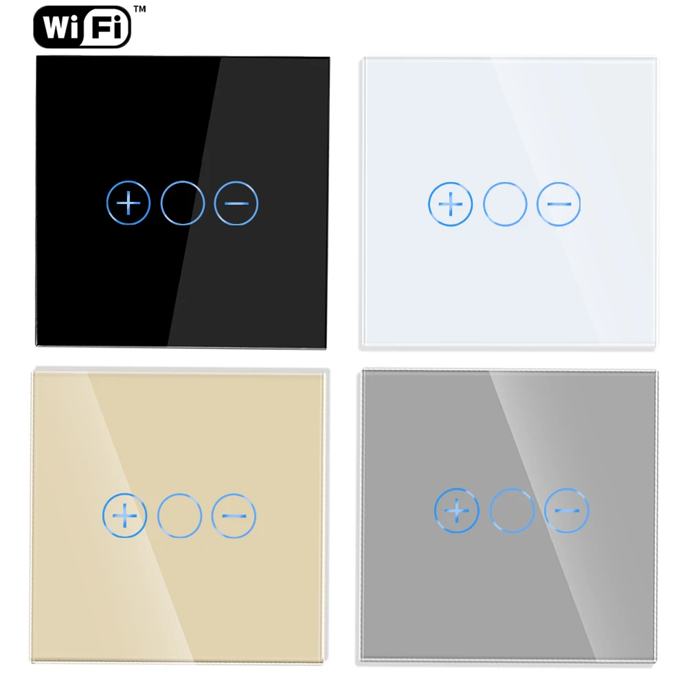 

Bingoelec Retail WIFI RF433 Quality Low Price Smart Touch Dimmer Switch N&L for Store Sale Smart Home Wall Dimmer Switch