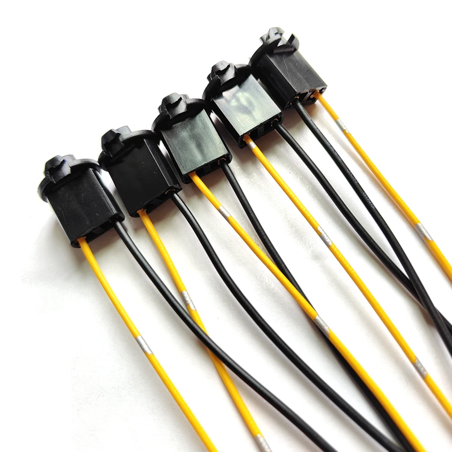 5Pcs/Lot ABS T10 Lamp Base Connect Wiring Harness WY5W W5W Female Plug Socket Adapter